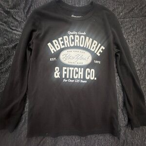 Abercrombie Kids Black Long Sleeve Shirt